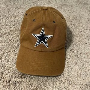 Carhartt Dallas Cowboys Hat with adjustable strap. Both hats are brand new
